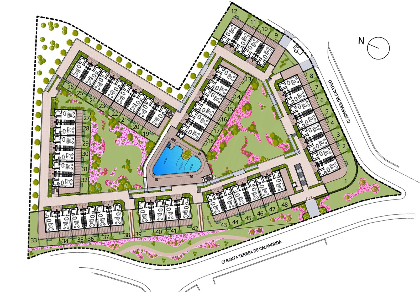 El Romeral de Calahonda Site Plan